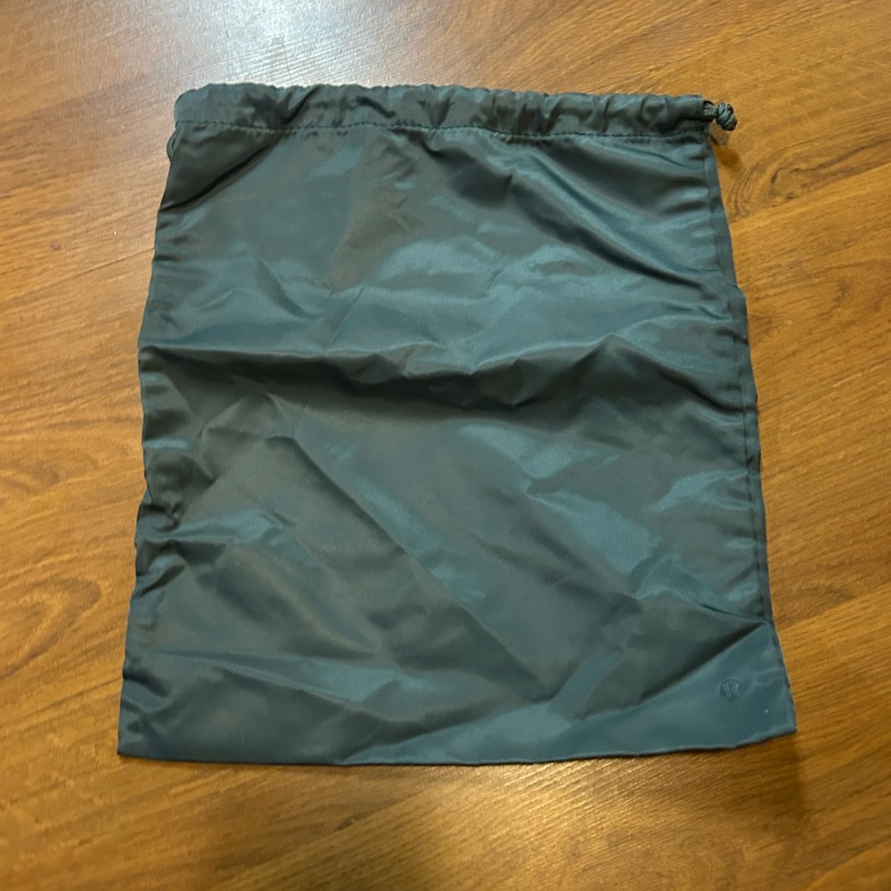 Lululemon Forest Green Drawstring Dust Bag